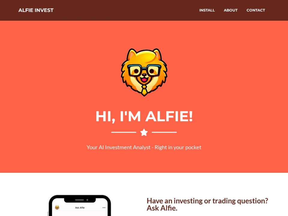 Alfie Invest preview