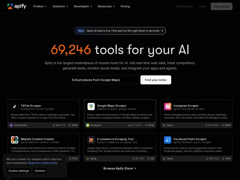 Apify preview