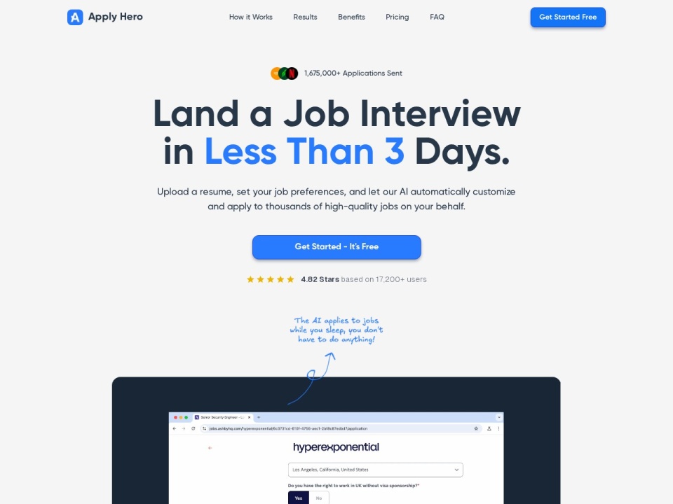 Apply Hero AI preview