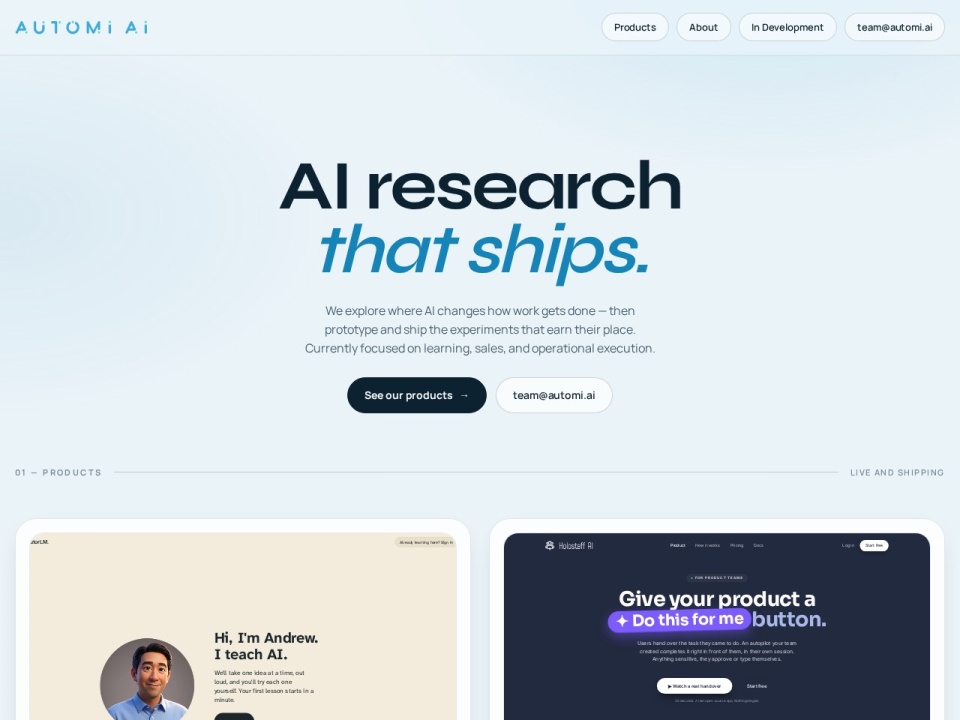 Automi AI preview