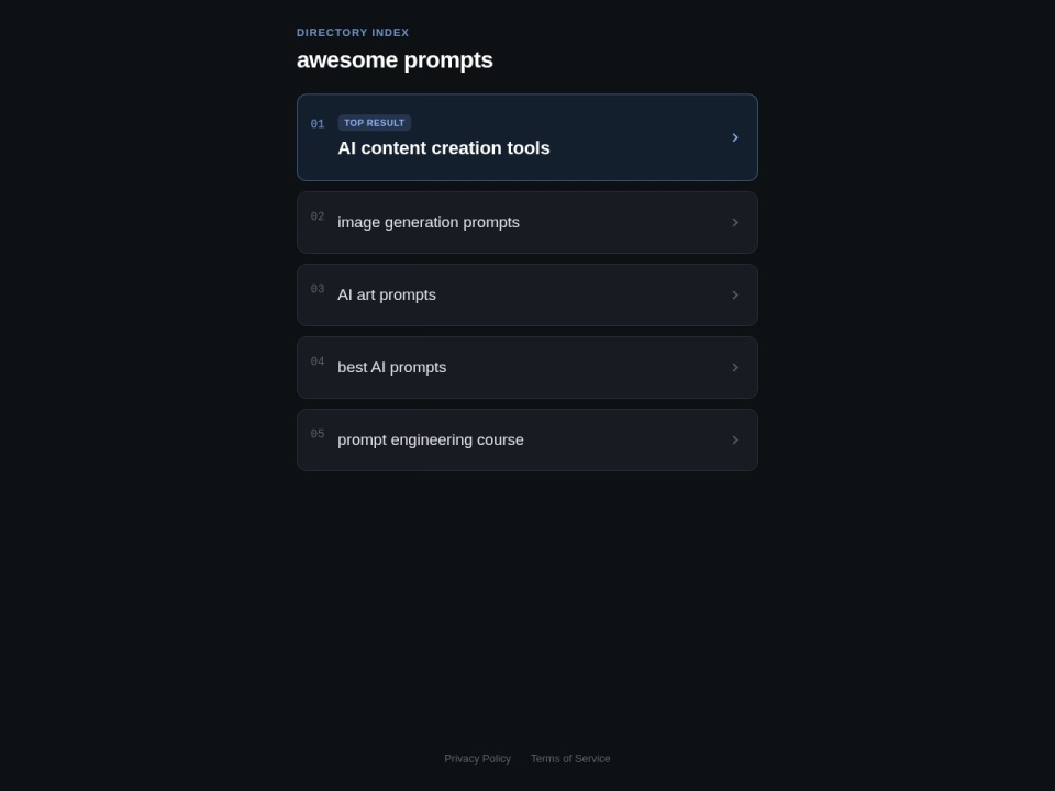 Awesome Prompts preview
