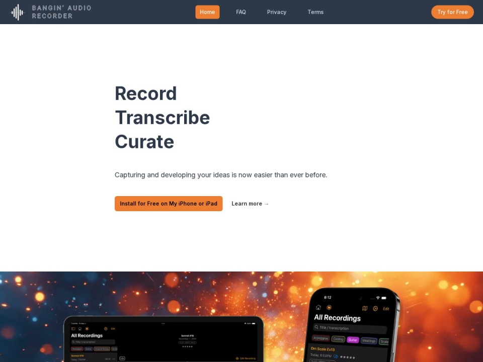 Bangin Audio Recorder preview