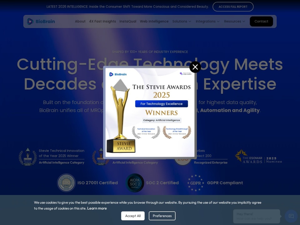 Biobrain Insights Mrops Platform preview