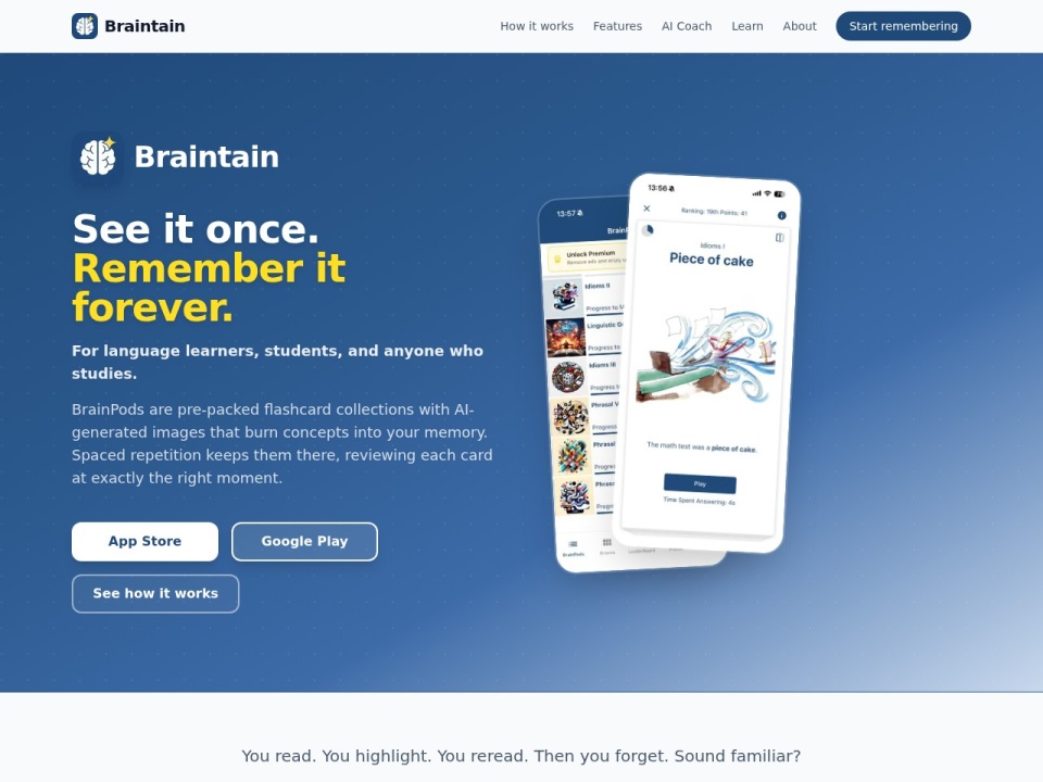 Braintain preview