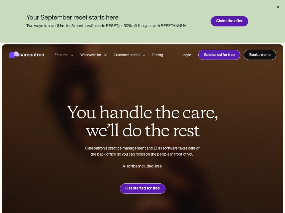 Carepatron preview