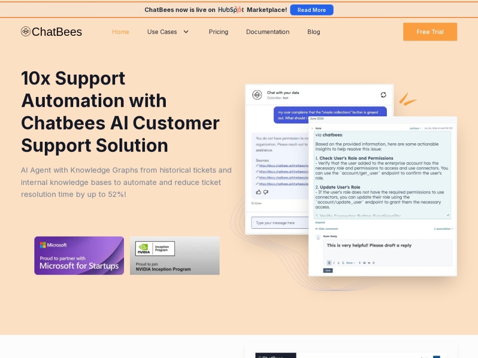Chatbees AI preview
