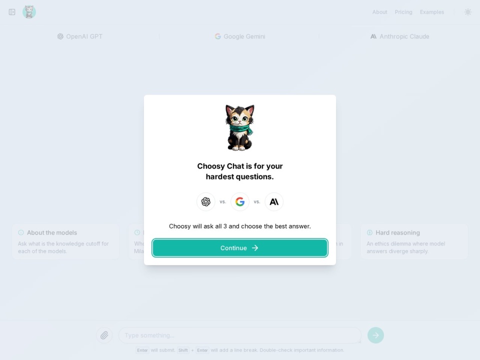Choosy Chat preview