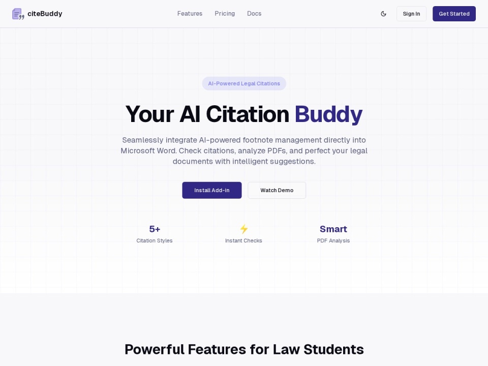 Cite Buddy preview