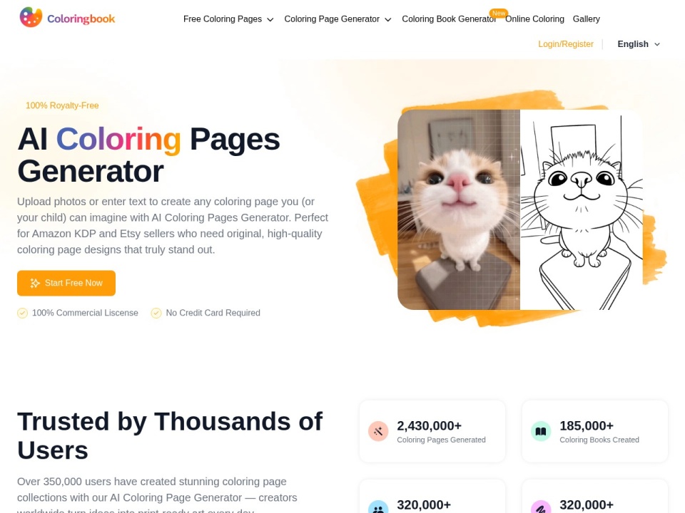 AI Coloringbook preview