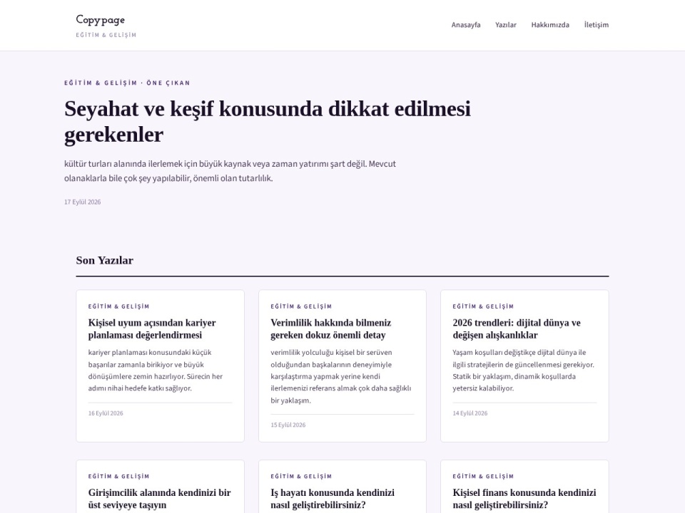 Copypage preview