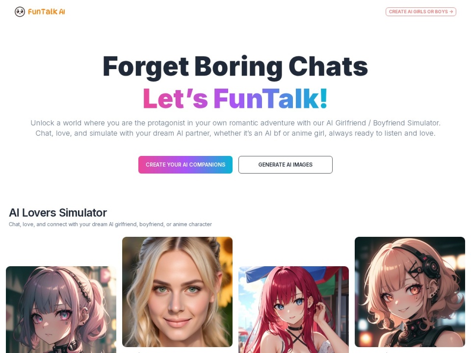 Funtalk AI preview