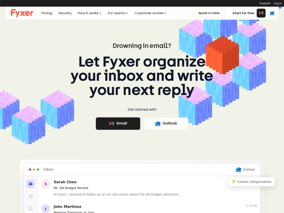 Fyxer AI Executive Assistant preview