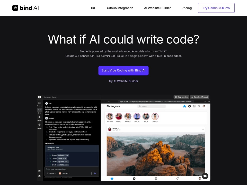 Bind AI preview