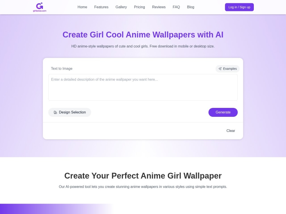 Girl Cool Anime Wallpaper preview