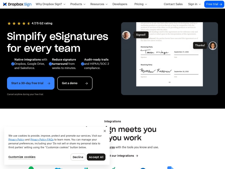 Hellosign preview