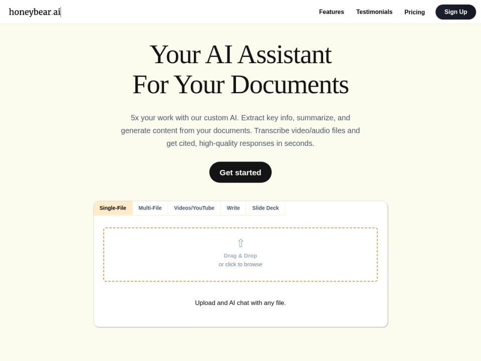 Honeybear AI preview