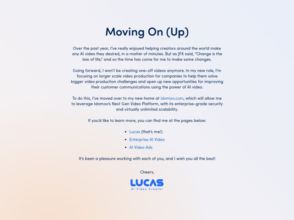 Lucas AI Video Creator preview