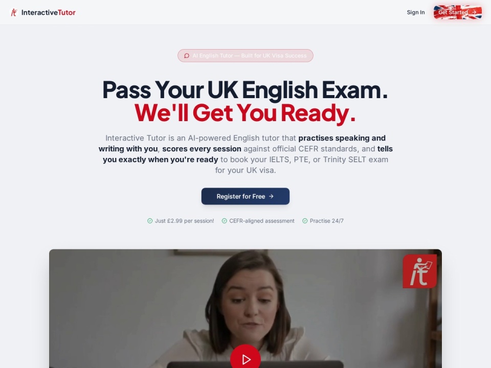 Interactive Tutor preview