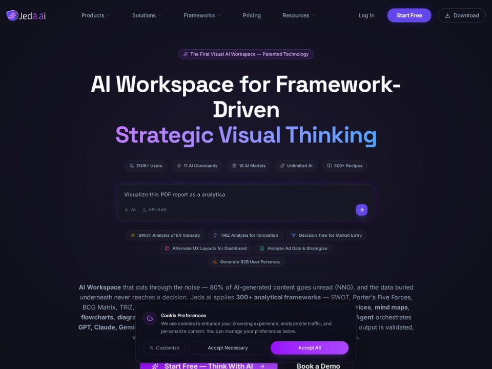 Jeda AI AI Workspace Canvas preview