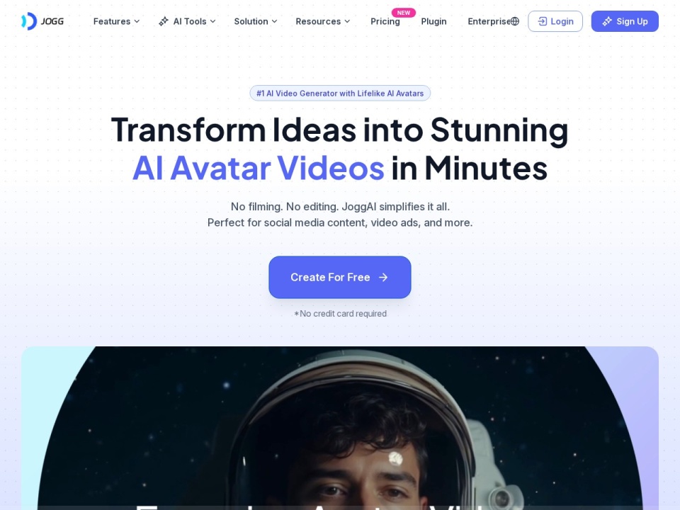 Jogg AI preview