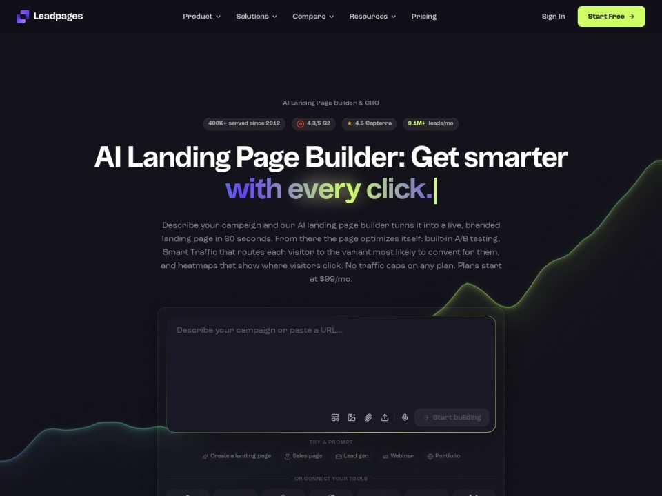 Leadpages preview
