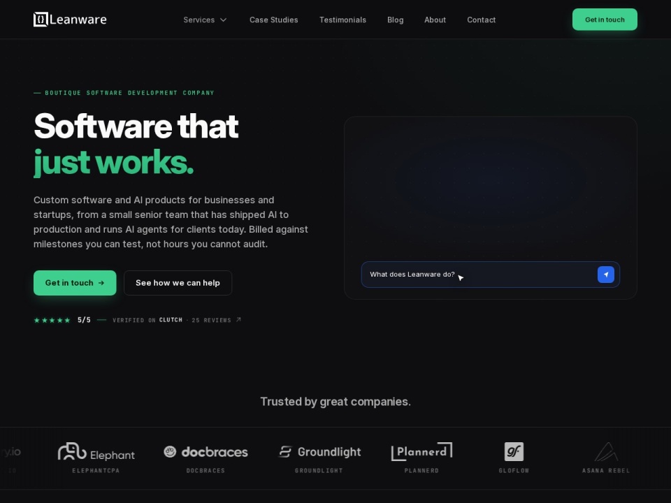 Leanware preview