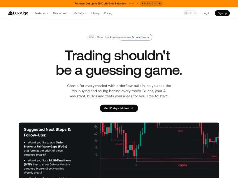 Luxalgo preview