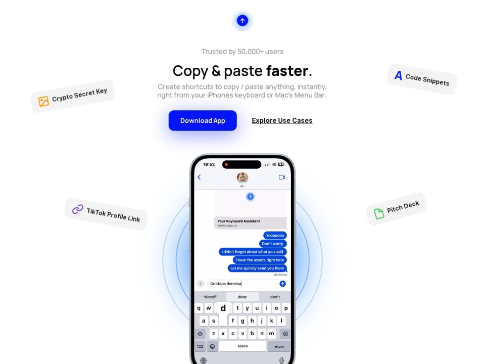 Onetap Clipboard preview