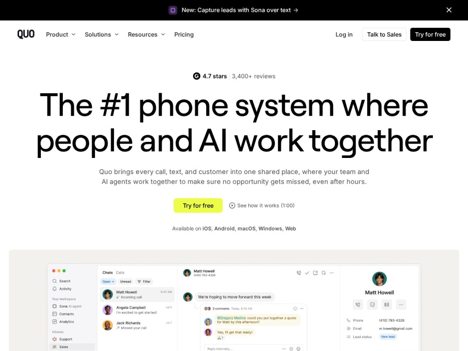 Openphone preview
