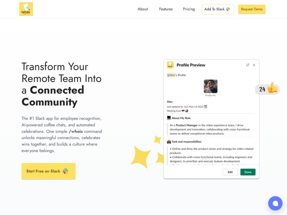AI Profile For Slack preview
