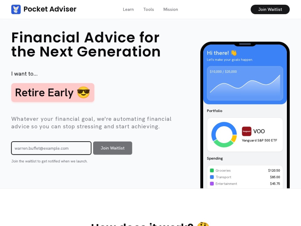 Pocket Adviser preview