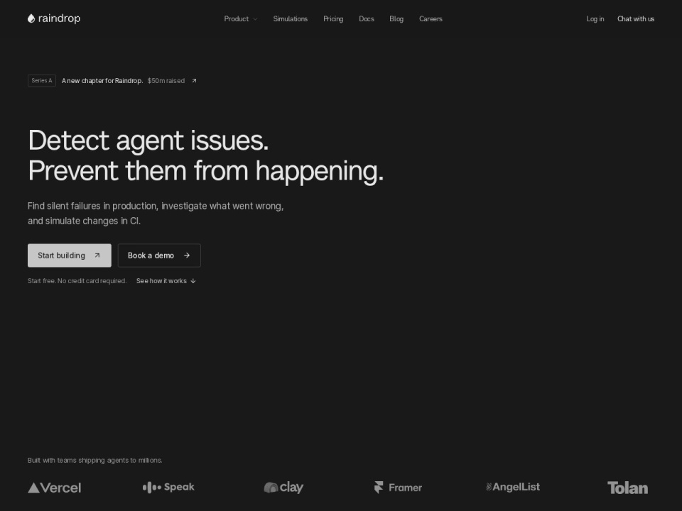Raindrop preview