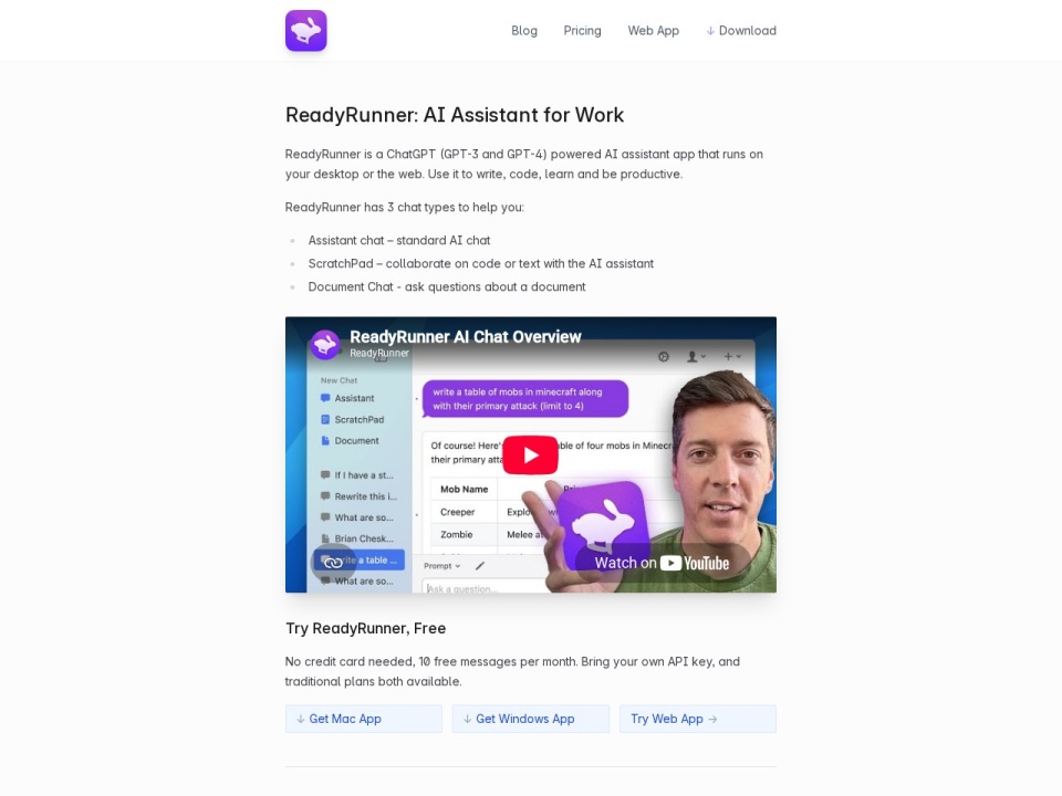 Readyrunner preview