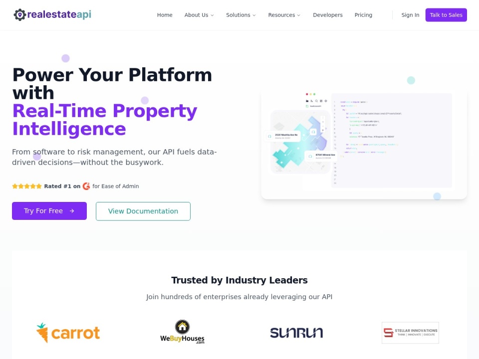 Realestateapi preview