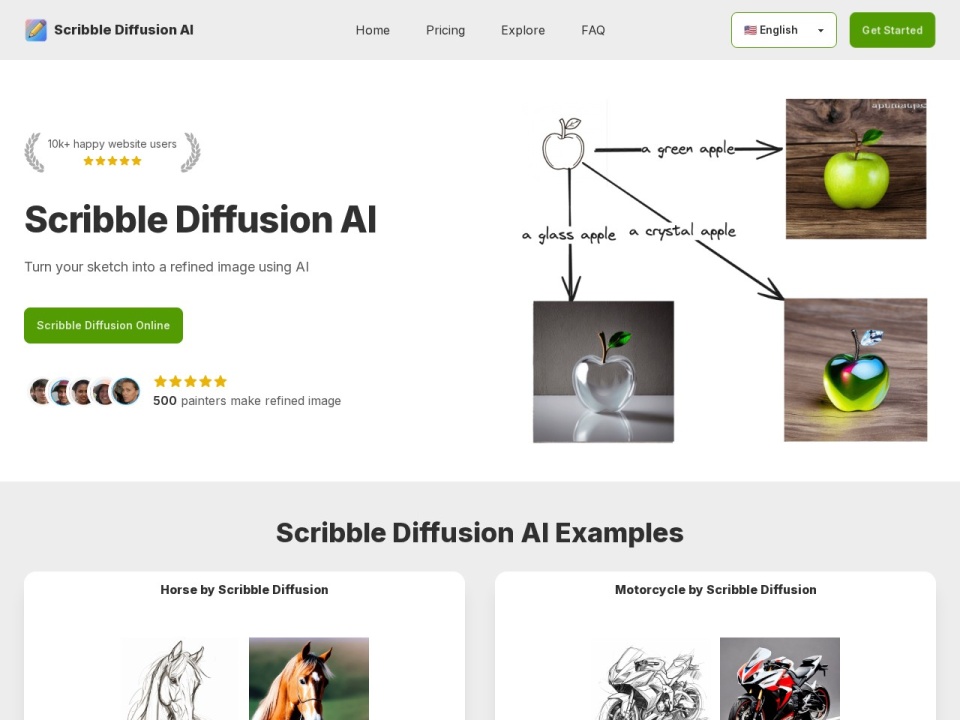 Scribble Diffusion AI preview