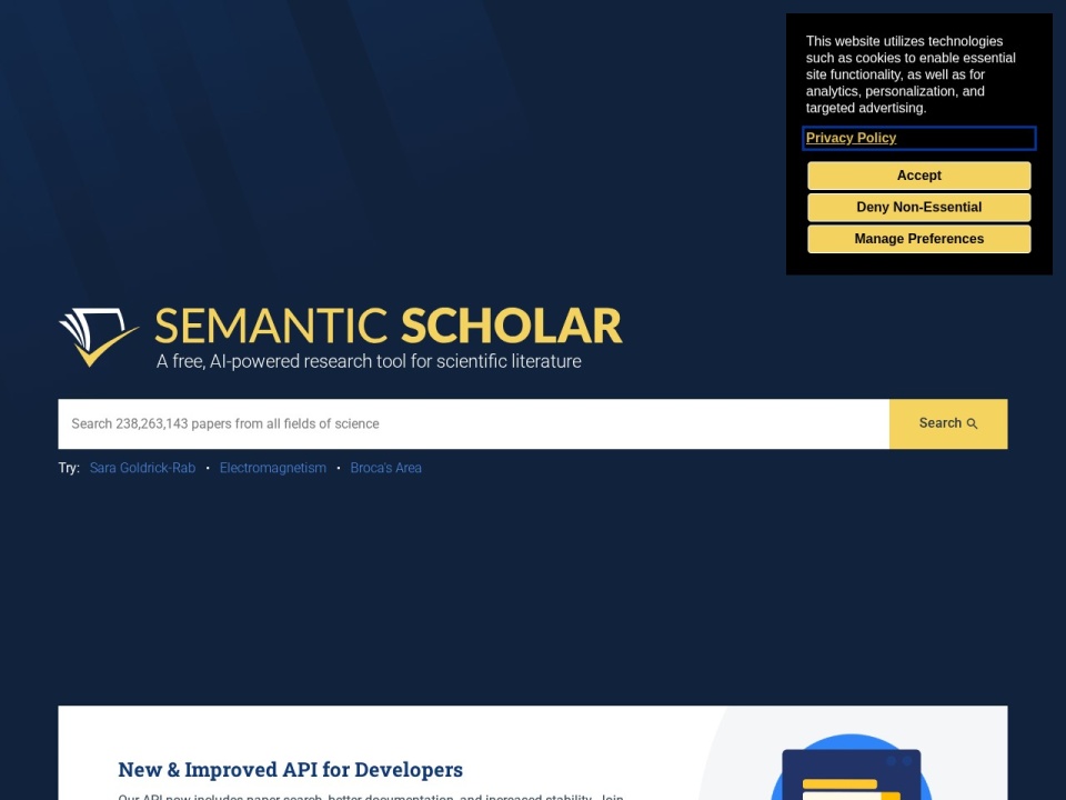 Semantic Scholar preview