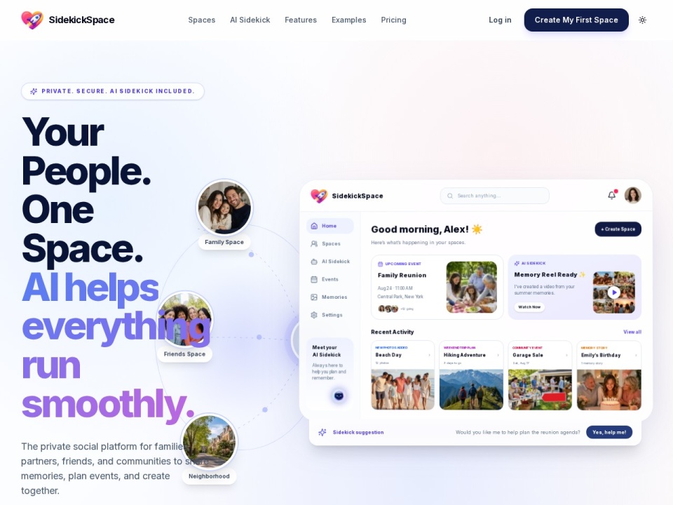 Sidekickspace preview