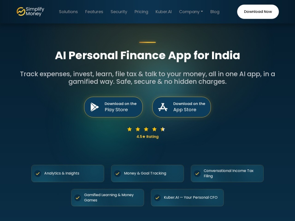 Simplify Money preview