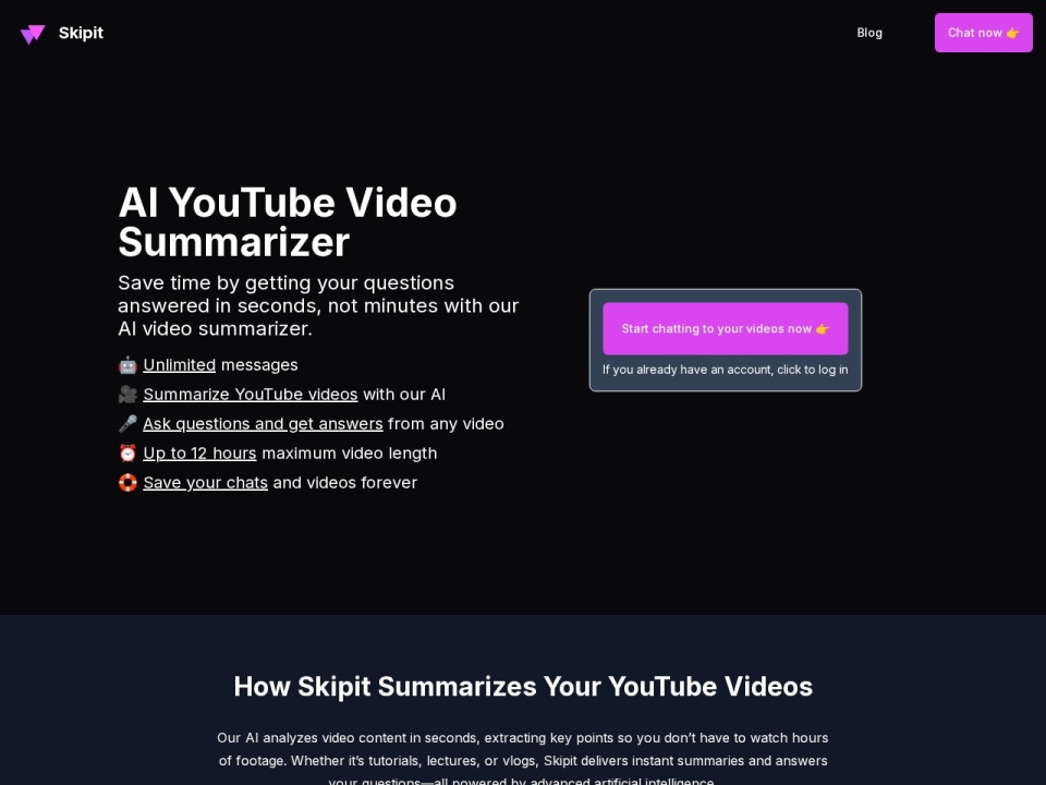 Skipit AI preview