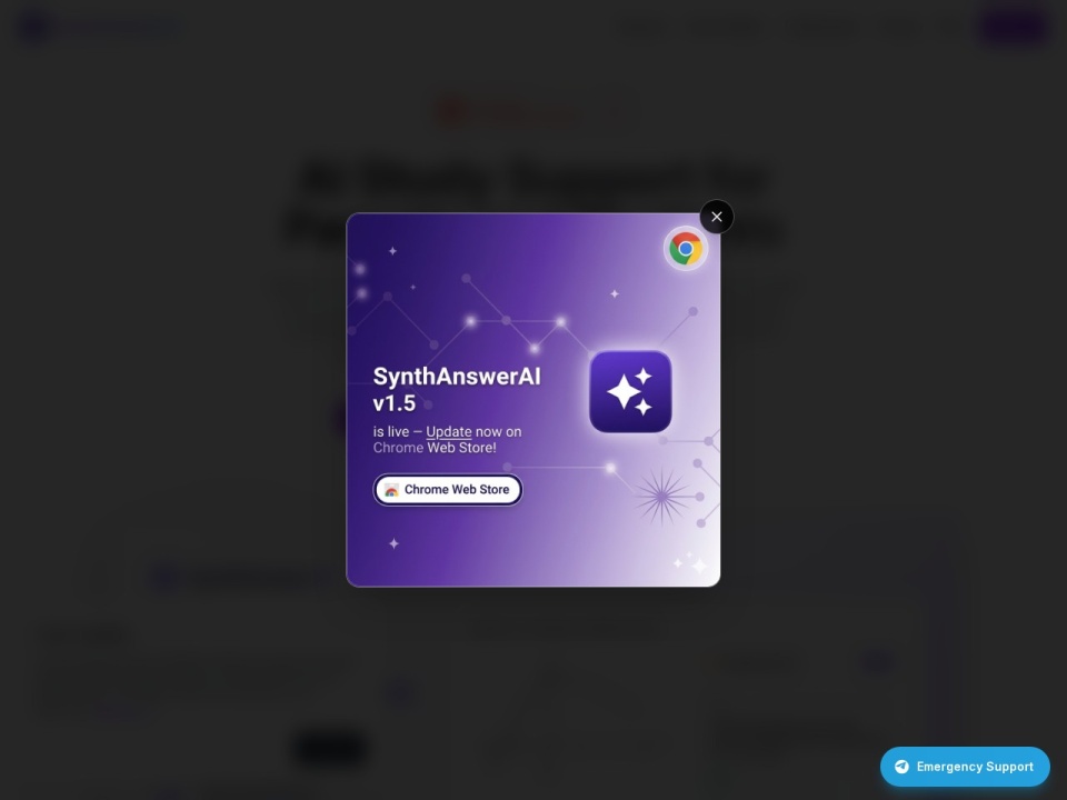 Synthanswer AI preview