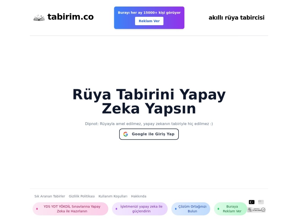 Tabirim Co preview