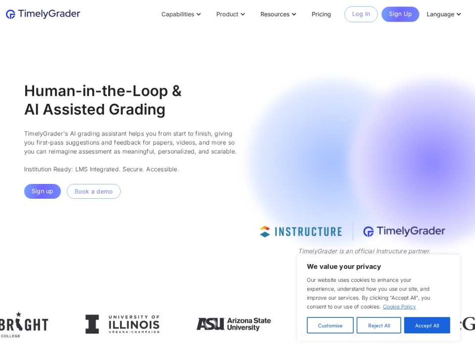 Timelygrader preview