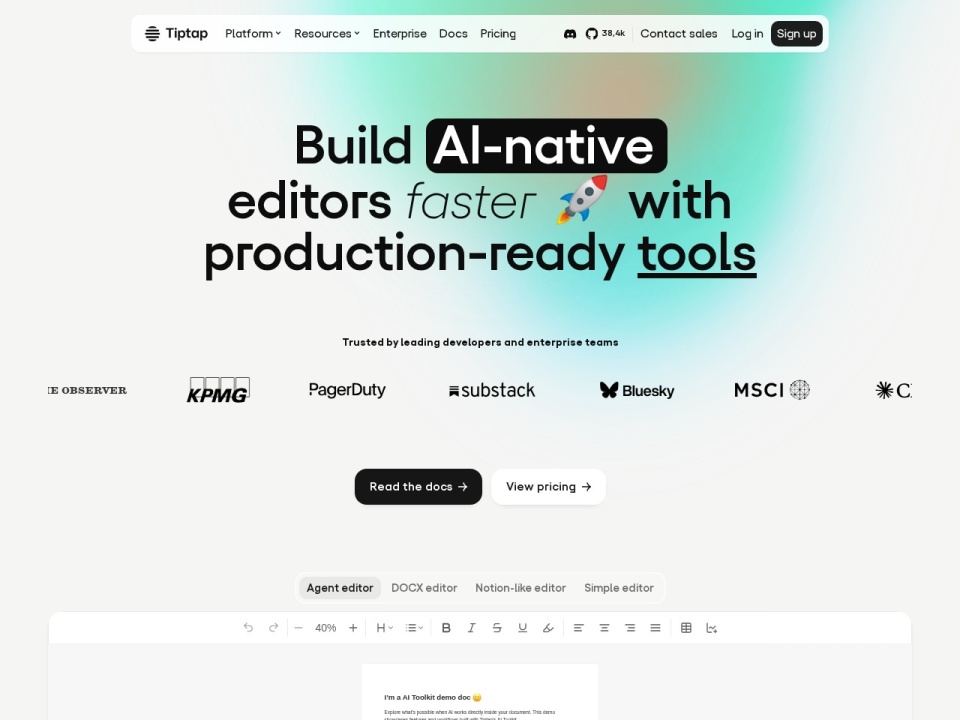 Tiptap Editor 3 0 Beta preview