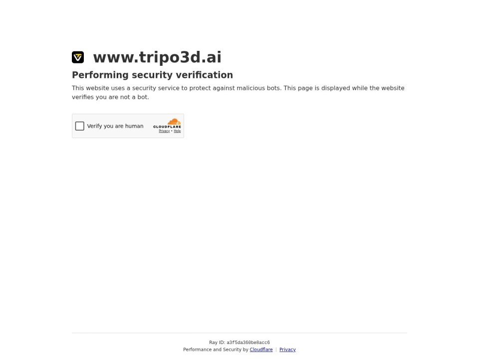 Tripo AI preview