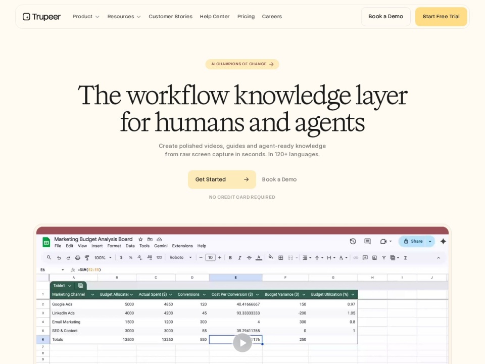 Trupeer AI preview