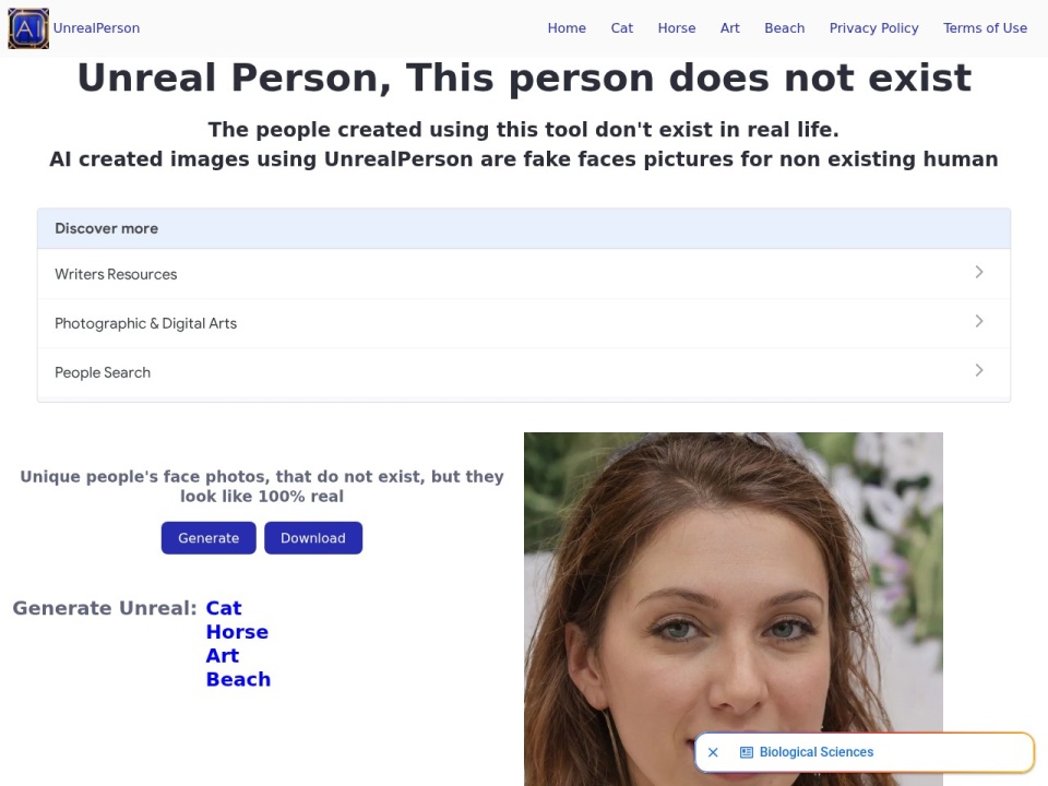 Unrealperson preview