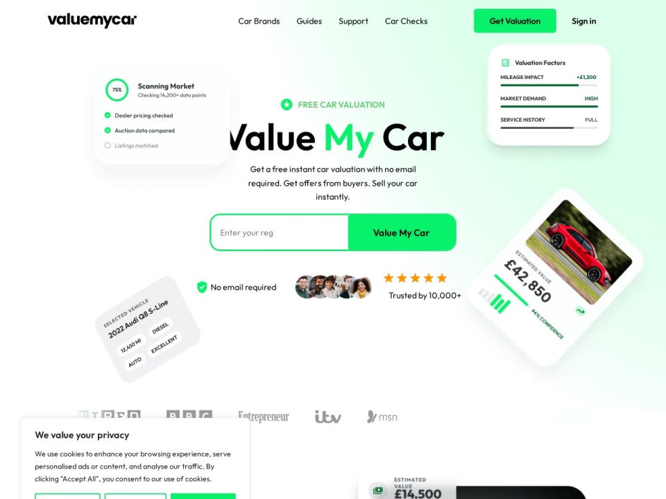 Value My Car preview