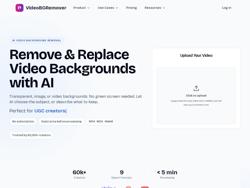 Videobgremover preview