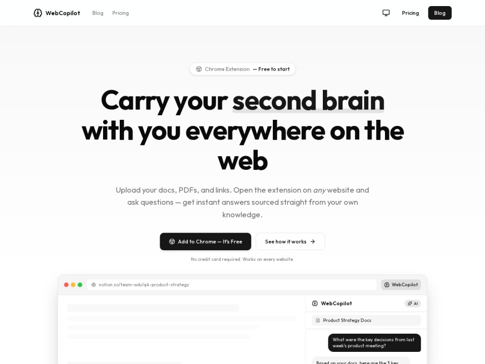Webcopilot preview