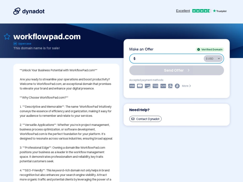 Workflowpad preview